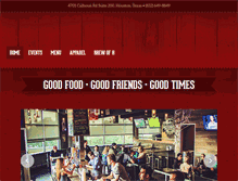 Tablet Screenshot of calhounsrooftop.com